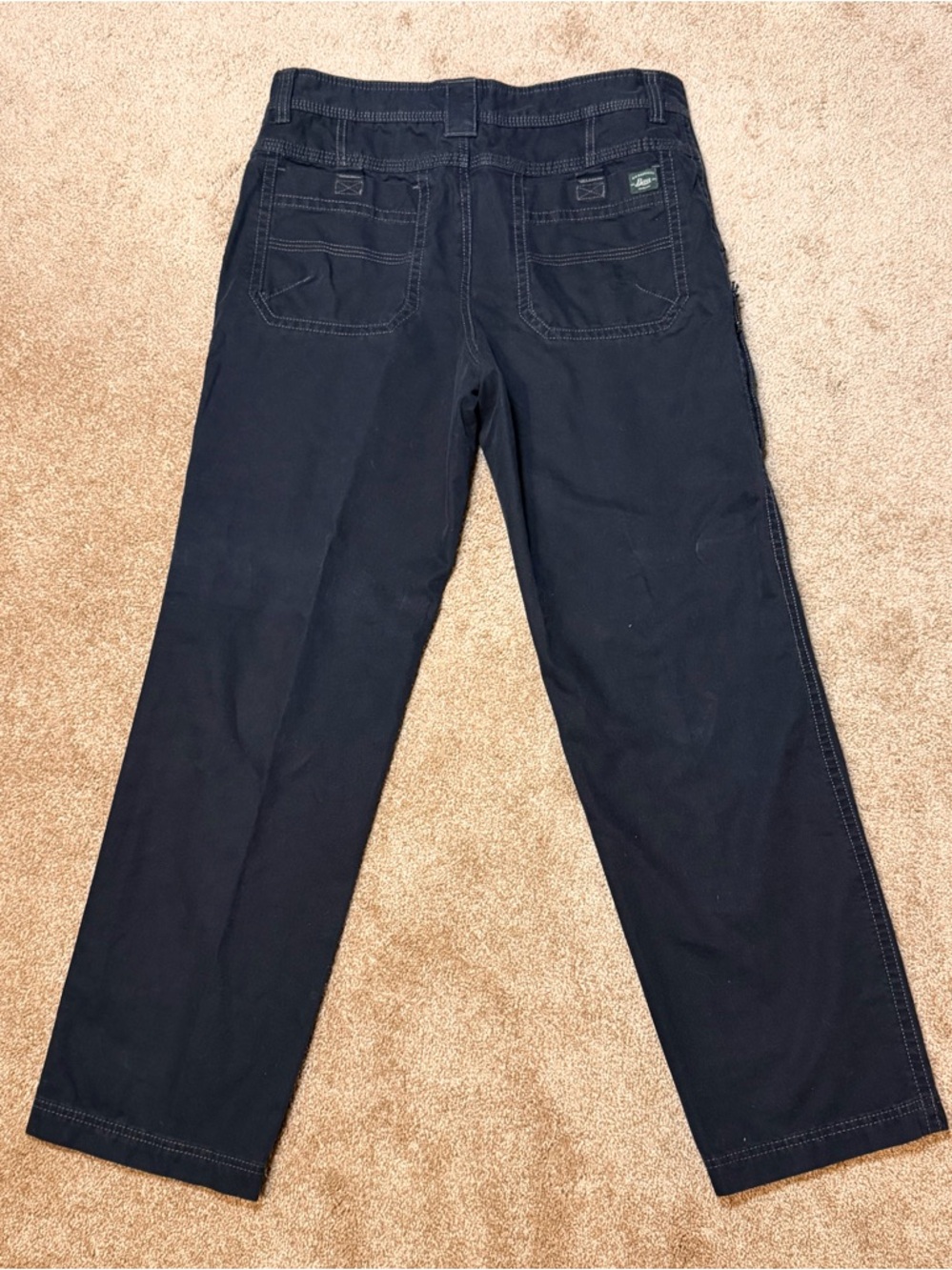 G.H. Bass & Co. Men's Charcoal Canvas Straight-Leg